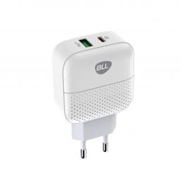 BLL-BLL2508-หัวชาร์จ-2-ช่อง-USB-PD-18-W-Quick-Charge-3A-สีขาว
